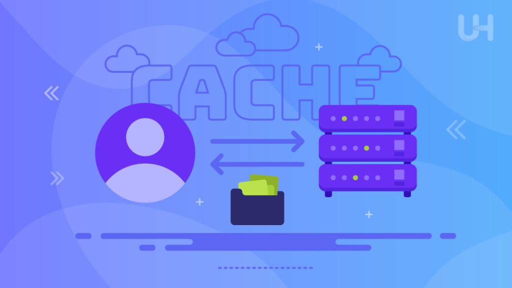 Illustration of a service worker caching static assets